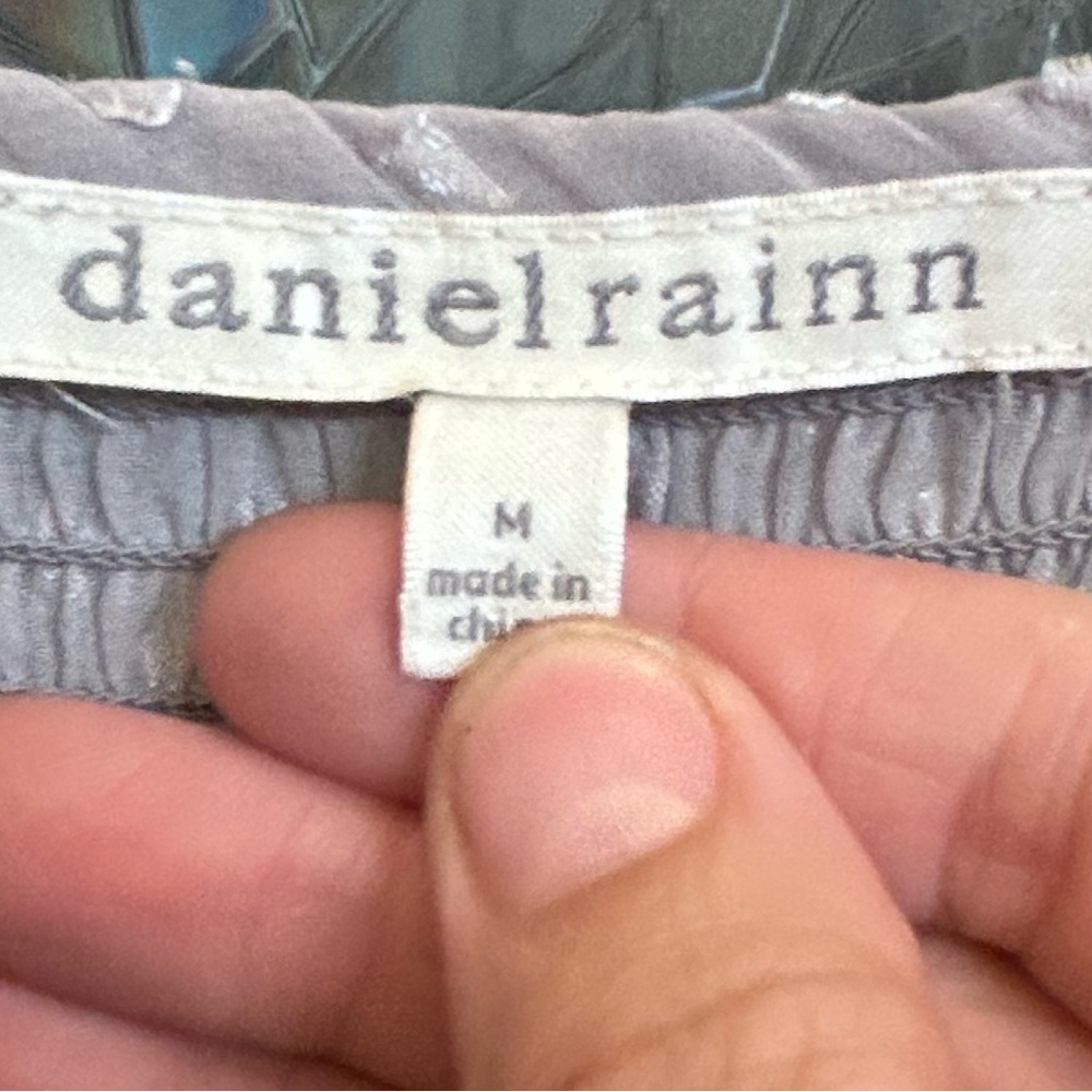 Daniel Rainn Cream Smocked Tiered Maxi Skirt B6 - Picture 3 of 4